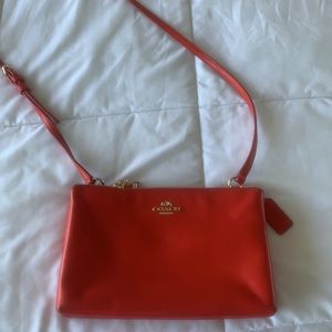 Coach women’s purse/crossbody RED